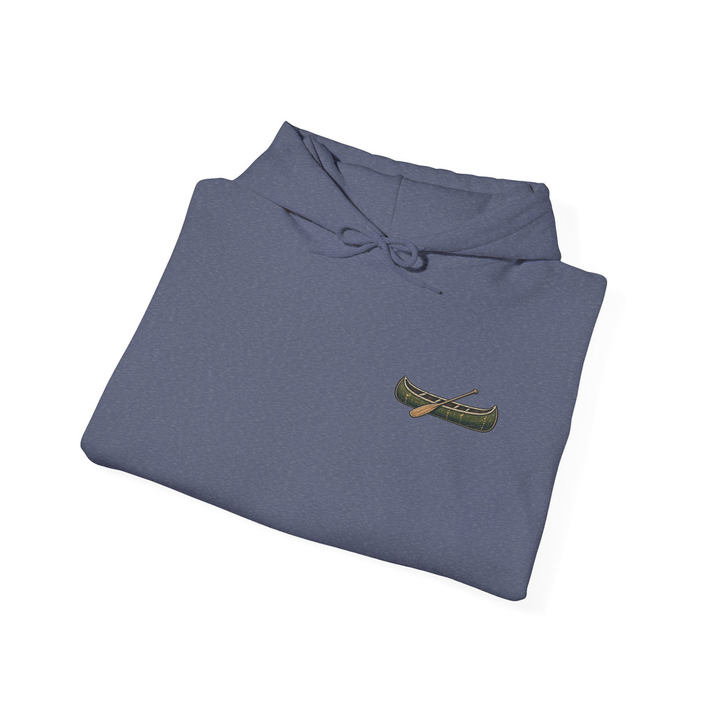 Narrows Bay Baits logo Hoodie | Fishing oar sleeve design