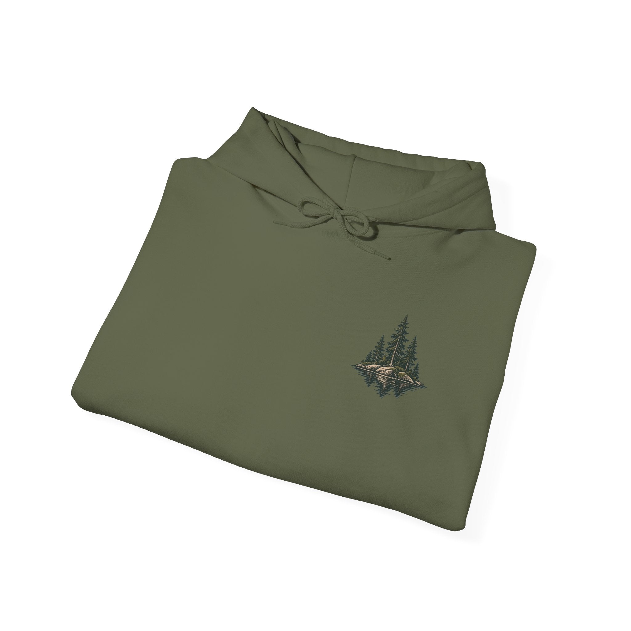 Narrows Bay Baits logo Hoodie | Fishing oar sleeve design